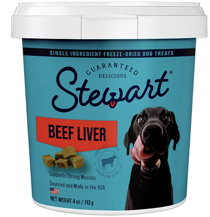 Guloseimas de fígado bovino Stewart para cães